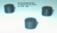 Siegel Flyscreens Insektenschutzgitter Ersatzteile Rundmagnet Set von 1977 bis 1980